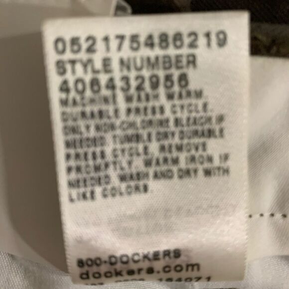 Dockers Mens Brown Plush Twill Pant 42 X 32 Pleated Classic Fit No Wrinkles New - Picture 13 of 16